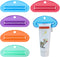 SMLBJUTE 5Pcs Plastic Tooth Paste Tube Squeezer Dispenser, Hanging Roller Tube Squeezer Holder