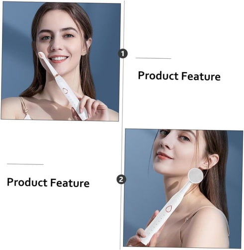 Set 3-in-1 Sonic Electric Toothbrush for Adults and Boys and Girls Rechargeable Oral Cleaning Brush Massager and Face