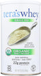 simply tera's Organic Whey Protein Powder - Grass Fed, Unflavored, Non-GMO, Kosher, Gluten-Free - Plain Unsweetened 12