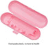 Pink Plastic Electric Toothbrush Travel Case for Oral-B Pro Series