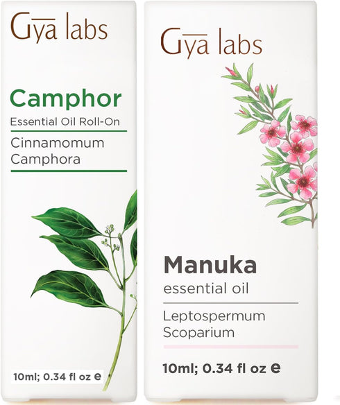 Camphor Roll On & Manuka Oil for Skin Set - Essential Oils