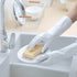 HSL Reusable Household Cleaning Gloves - Medium, 3 Pairs, Kitchen Dishwashing, Latex Free, Waterproof, Non-Slip