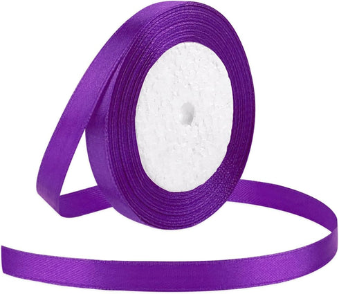 Newkita 25 Yard Satin Ribbon Roll, 3/8 Inch Fabric Ribbon for Craft Bows