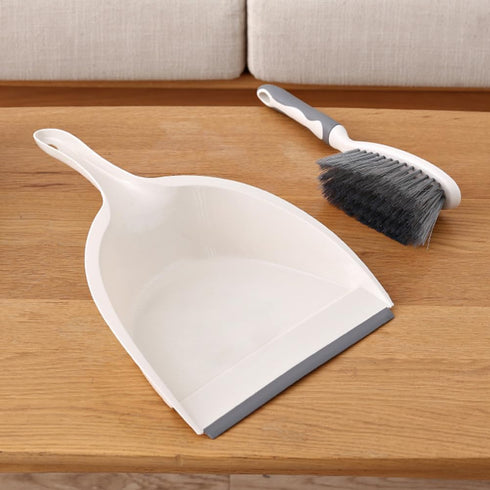 Amosfun Mini Dustpan and Brush Set - Portable Small Broom and Dust Pan for Cleaning Sofa & Countertop