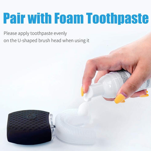 Martenit 30s Ultrasonic Toothbrush for Adults Automatic Electric Toothbrush Portable Washable Soft Bristles Automatic