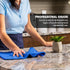 Microfiber Waffle Weave Kitchen Towels | Blue | 16 x 16 in. (6 Pack) | Absorbent, Reusable, Soft