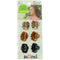 Scunci No-Slip Grip Mini Octopus Jaw Clips, 6 Count (Pack of 2)