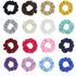 SUSULU Pack of 16pcs Cotton Hair Scrunchies, Solid Color Ponytail Holders for Women Accessories