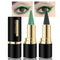 Kaely 2Pcs Light Dark Green Gel Eyeliner Pencils Set - Waterproof Colored Eye Liner Crayon for Gothic Makeup