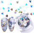 Nail Art DIY Maple Leaf Sequins - Laser Glitters Thin Paillette Flakes Stickers for Manicure Tips, 12 Boxes