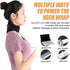 Portable Heating Pad for Neck with Massager, 3 Adjustable Temperatures & 4 Massage Modes for Pain Relief