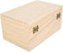 FILFEEL Essential Oil Wooden Box, 15 Slot Storage Case, Pine Wood Organizer Holder for Essential Oils, 18.2 x 11.5 x 9