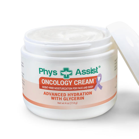 PhysAssist 4 oz Oncology Recovery Cream, Unscented, Super Moisturizing for Dry, Itchy & Sensitive Skin