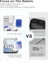 Krypthos Diabetic Supplies Travel Case, Carrying Case for Diabetes Blood Glucose Meter, Portable Diabetes Testing Kit