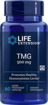 Life Extension TMG Liquid Vegetarian Capsules - 500 mg, 60 Ct (Pack of 3)