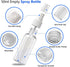 Mini Spray Bottles, 2oz/50ml Small Plastic Travel Spray Bottle, Refillable Hand Spritzer Bottles