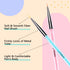 AIMEILI Nail Art Brushes Set, Dual-ended Nail Art Liner Brush Pen for Gel Polish Painting Tools