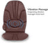 Homedics Portable Back Massage Cushion, Heated Vibrating Pad, Multi-Speed, Soft Fabric, Lumbar & Shoulder Kneading