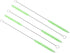 PATIKIL 10"x3/8" Long Straw Brush, 5 Pcs Nylon Pipe Tube Cleaner for Drinking Straws and Pot Spouts, Green