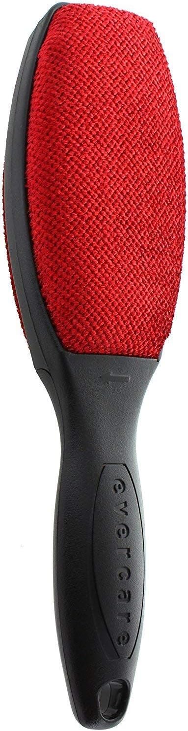 Evercare Magik Brush - Double Sided Lint Pick-Up Brush for Pet Lint & Dust (Black Handle)