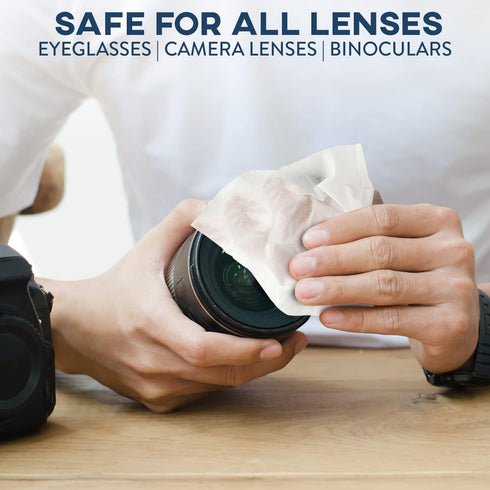 Care Touch Lens Cleaning Wipes for Eyeglasses, Pack of 210