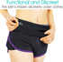 Insulin Pump Belt Adjustable, Lightweight Diabetic Waist Fanny Packs for EpiPen T1D Men Women Black