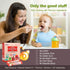 Vita Ginseng Kids Vitamin D, 7 Berries, Banana, 20 Vegetables, Milk Powder for Immune Support, Focus, 30 Packets
