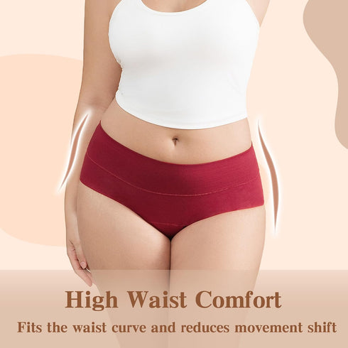 Leakproof Cotton Briefs for Women - Washable Menstrual Panties