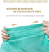 AYOTEE Small Trash Bags, 2 Gallon Drawstring Compostable Trash Bags, 50 Count Green Bathroom Waste Basket Liners