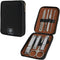 Skull Shaver 8-Piece Manicure Set for Men - Stainless Steel Nail Kit & Grooming Tools