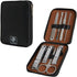 Skull Shaver 8-Piece Manicure Set for Men - Stainless Steel Nail Kit & Grooming Tools