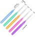 EasyHonor Braces Brush, Cleaner Interdental Brush Toothpick, Dental Flossing Head, 5 Colors, 50pcs