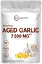 Micro Ingredients Odorless Garlic 7500mg, 300 Softgels | 2 Years Aged Garlic Extract, Immune Support & Heart Health