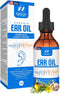 Organic Ear Oil for Ear Infection, Natural Eardrops for Earache Prevention, Kids, Adults, Baby, Dog Remedy