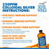 Natural Path Silver Wings Colloidal Silver Liquid, Enhanced Immune Support Supplement, 250ppm, 2oz Dropper