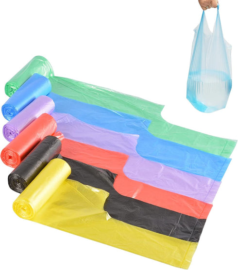 Small Trash Bags - Strong Unscented Waste Bags, 4 Gallon 120 Counts for Bedroom Kitchen Bathroom