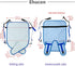 Adjustable,1 Wheelchair Seat Belt Highly Absorbent Incontinence Pad for Patients Cares,Safety Pelvic Holder Prevent