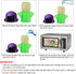 Angry Mama Microwave Cleaner - Steam Cleaner for Kitchens with Vinegar and Water (Green)