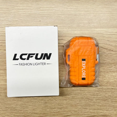 LcFun Electric Lighter - USB C Rechargeable, Windproof Waterproof Flameless Dual Arc Plasma Lighter with Lanyard
