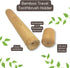 Gaia Guy Bamboo Toothbrush Travel Case 2 Pack, Portable Holder for Plastic-Free Travel, Camping & Zero Waste Living