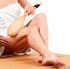 OWIIZI Wooden Curved Bath Brush with Long Handle - Antiskid Shower Brush for Exfoliating, Natural Bristle