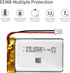 EEMB 3.7V 1800mAh Lithium Polymer Rechargeable Battery Pack with JST Connector for Speaker & Wireless Device (1)