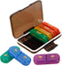Portable Weekly Pill Organizer Travel Case Compact Outdoor Medicine Holder for Daily