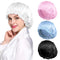 ROYBENS 4PCS Satin Bonnets for Women, Silk Sleep Cap for Curly Hair and Braids