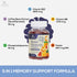 Nature's Caffeine Free Brain Supplement Gummy for Memory, Focus & Concentration - 60 Gummies with Nootropics & Vitamins