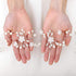 Unicra Bridal Headpiece - Wedding Crystal Flower Hair Vine Headbands - Wedding Hair Accessories (Gold)