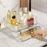 MIUOPUR Stackable Makeup Organizer Drawers - Bathroom Vanity Organizers for Desk and Dresser Countertops, Clear