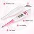 Easy@Home Basal Body Thermometer - BBT for Fertility Prediction with Memory Recall, Accurate Digital Thermometer (Pink)