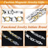 Vicmag Magnetic Bracelet for Women, Adjustable Titanium Steel Magnet Bracelet Gift