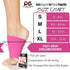 Physix Gear Arch Support Bands for Foot Discomfort - Compression Bands for Plantar Fasciitis, Arch Sleeves, Pink, M
